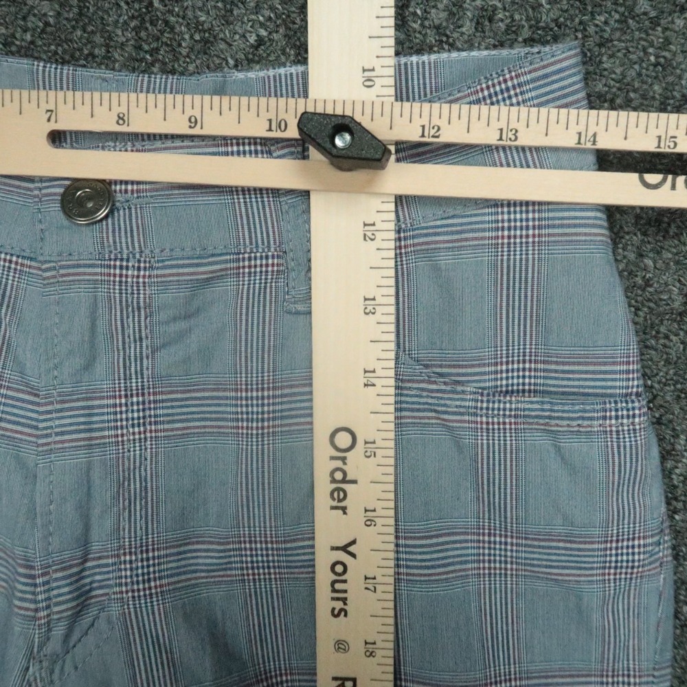 Brax Pants Men 28x29 Blue Plaid Chuck Ultralight Chino 5 Pocket Stretch - Picture 8 of 10